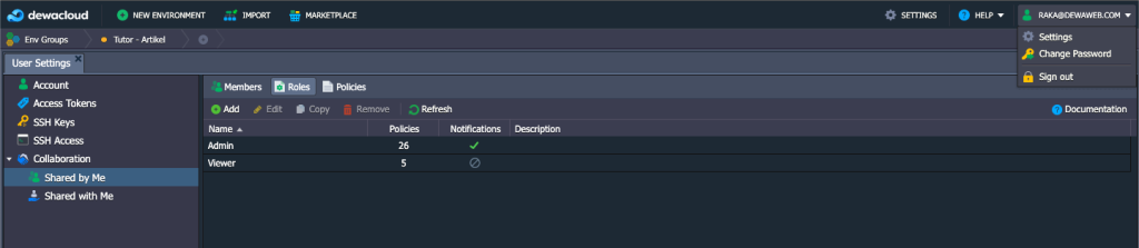 Kolaborasi Team & Pengaturan User Roles di Dewacloud - Dewacloud Blog