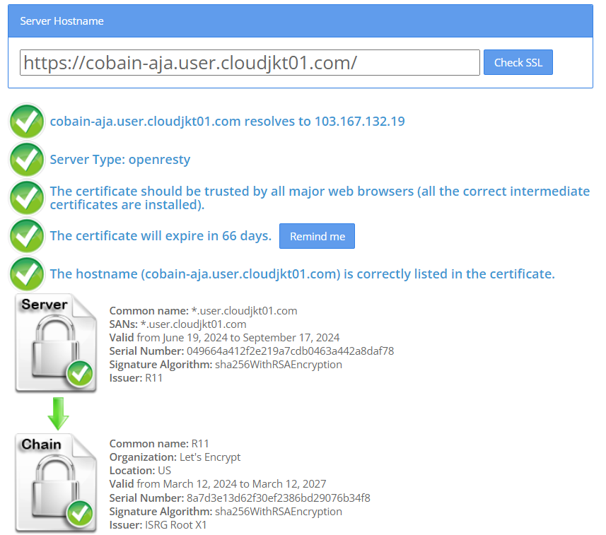periksa status ssl