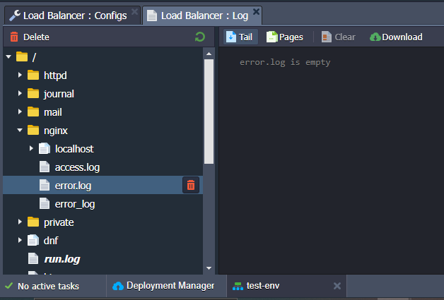 masuk directory nginx konfigurasi load balancer