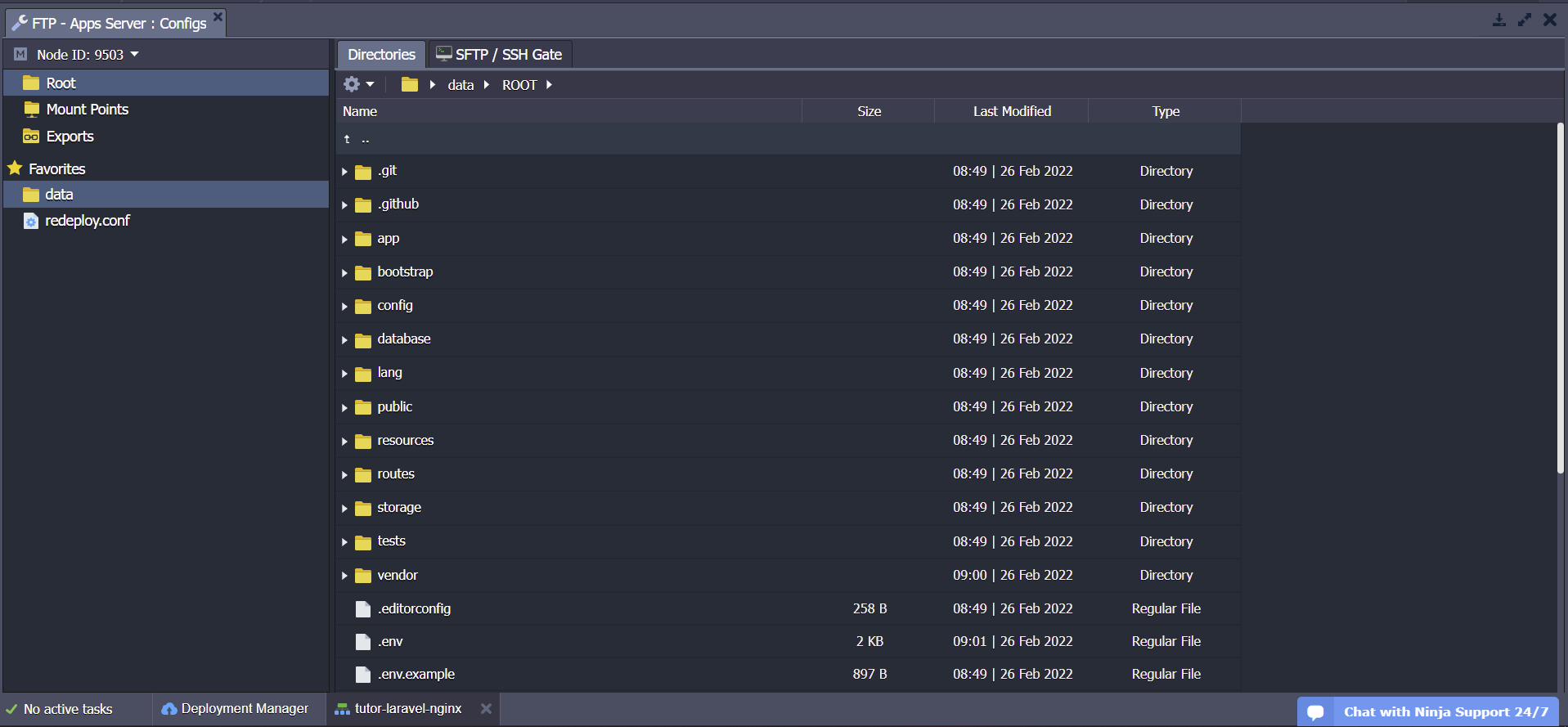 testing - Membuat FTP Server Pada NFS Storage di Dewacloud