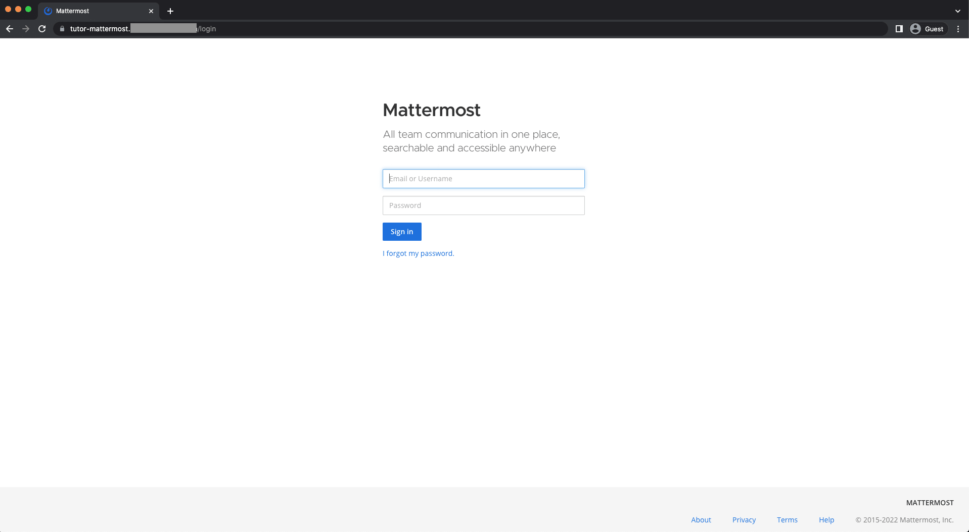 akses ke url - cara install mattermost