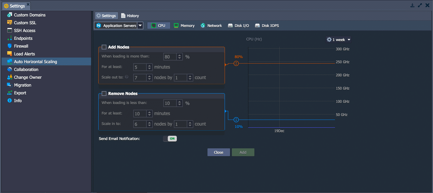 auto horizontal scaling - cara mengaktifkan auto horizontal scaling