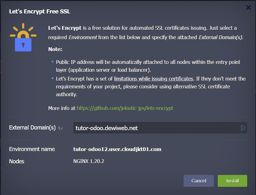 install ssl lets encypt - cara konfigurasi nginx proxy pass