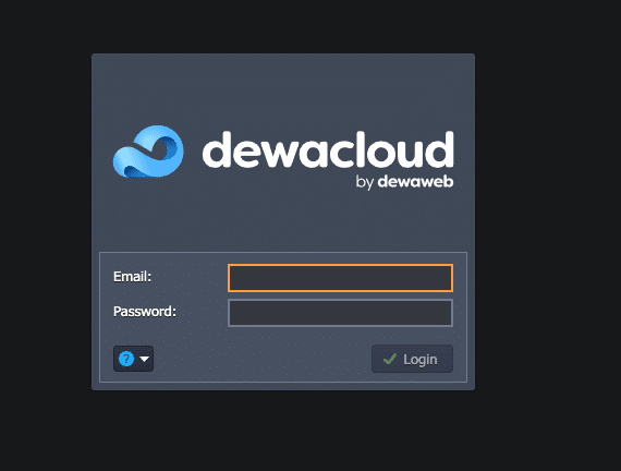 login dewacloud dashborad - cara install gitlab server