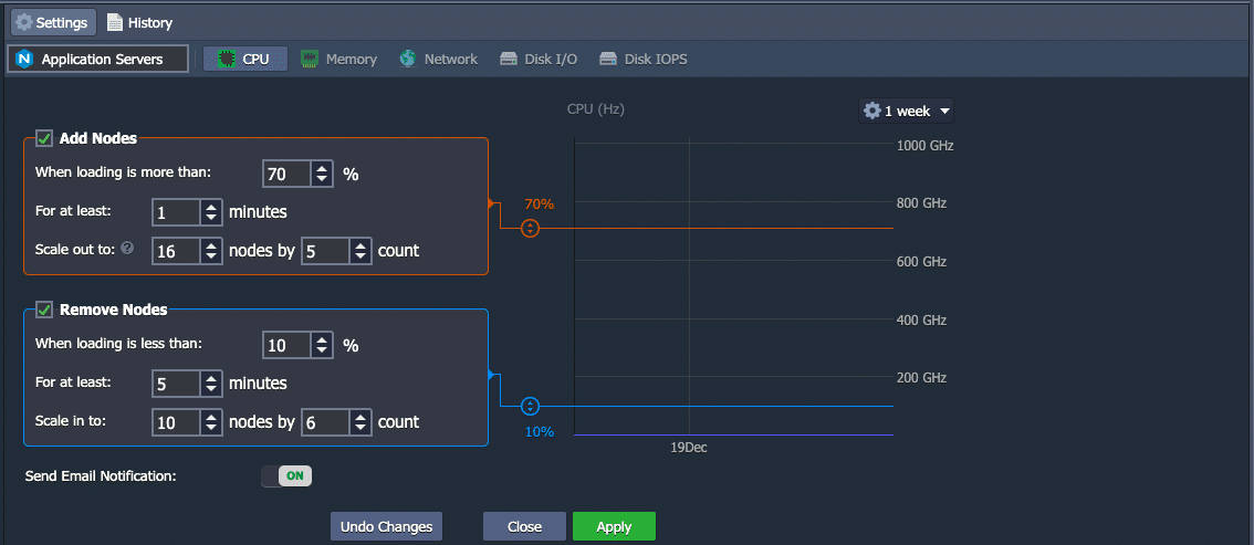 settings add dan remove nodes - cara mengaktifkan auto horizontal scaling