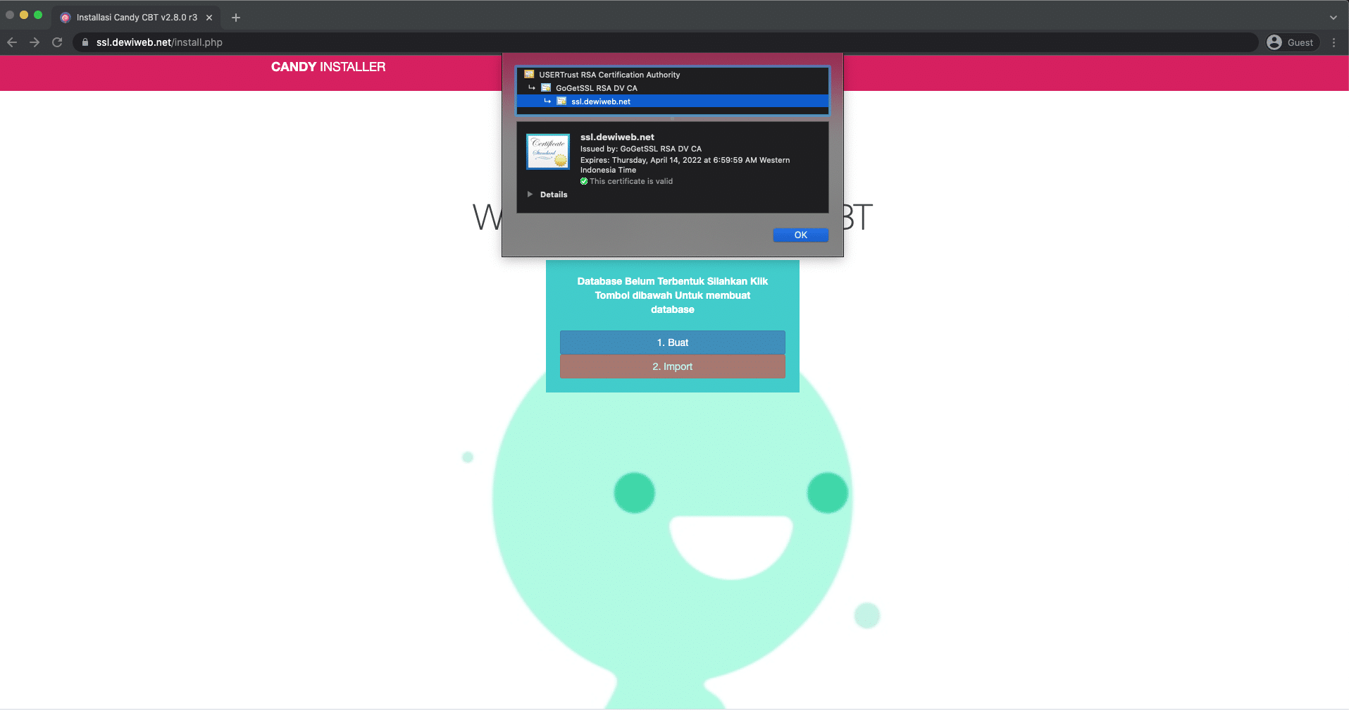 testing - cara install ssl