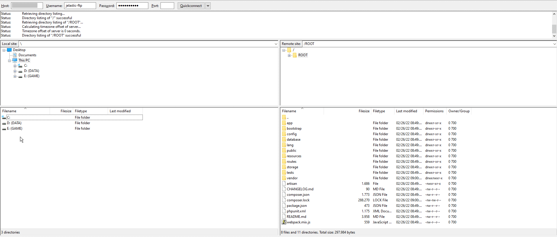 testing - cara koneksi FTP