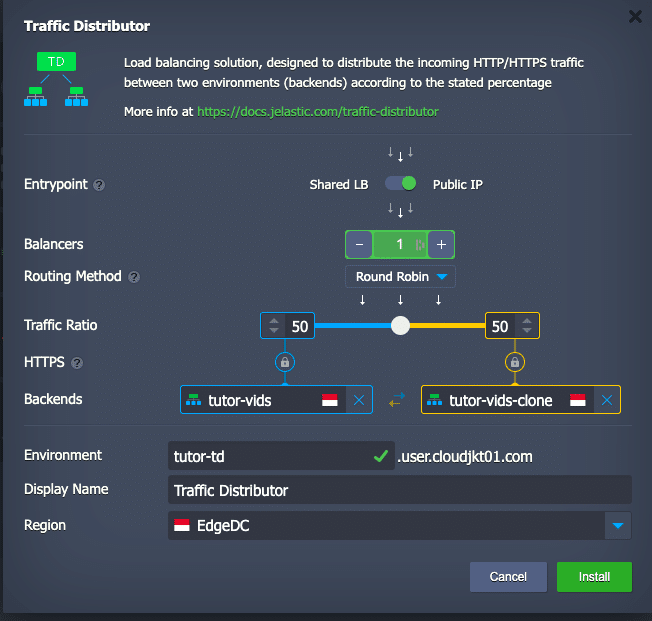 traffic distributor - cara menggunakan traffic distributor